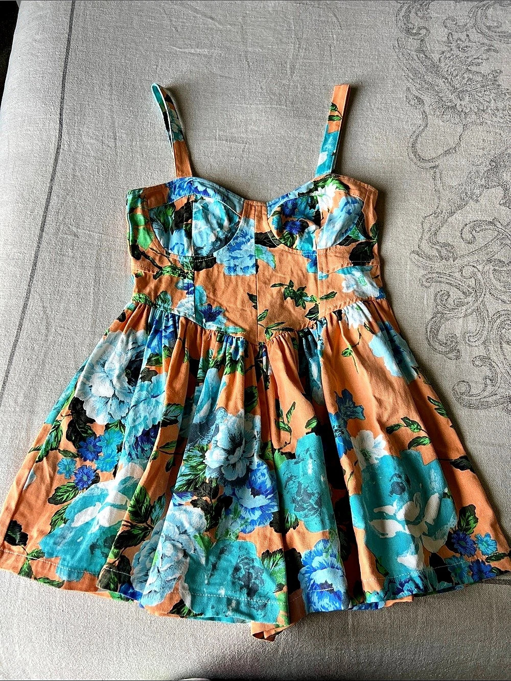 ASOS DESIGN Floral Cotton Romper